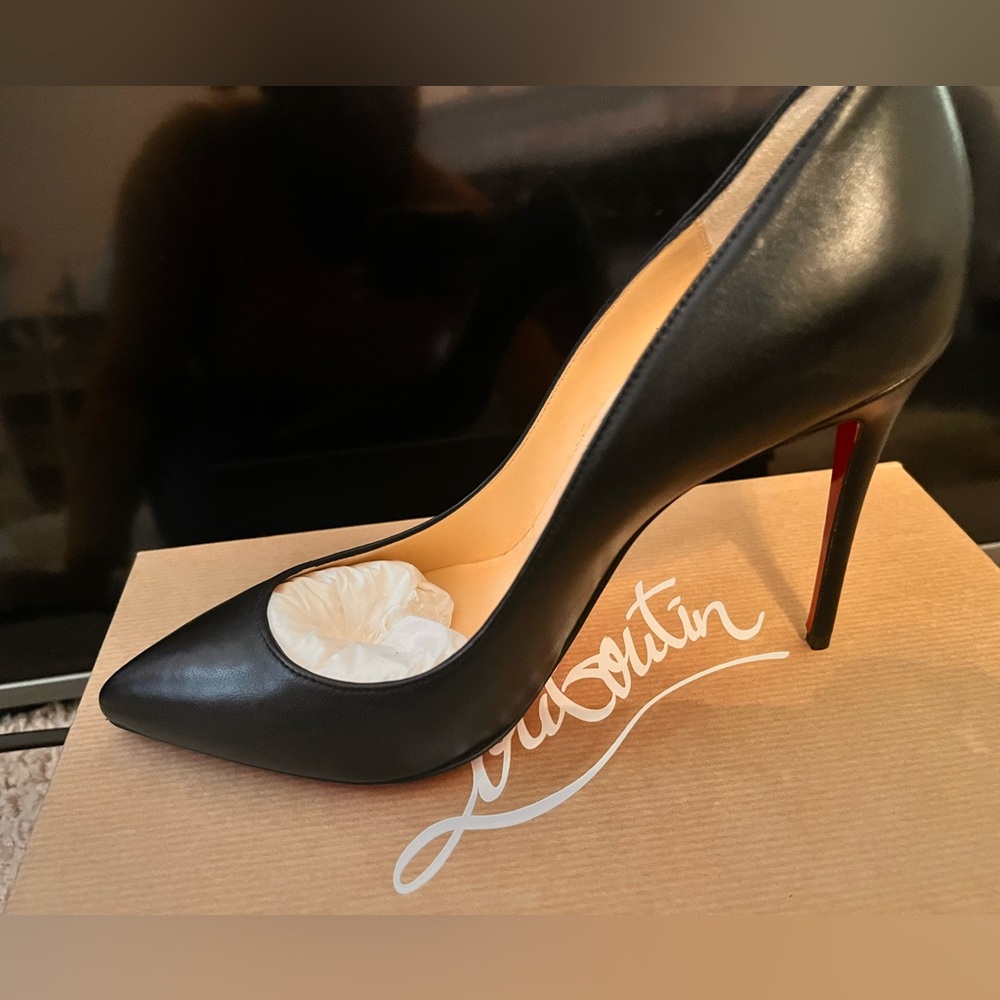 Christian Louboutin
Pigalle Follies Leather 100mm Red Sole High-Heel Pumps,Black
